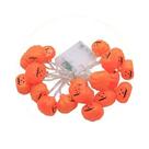 Luzes De Cordão LED De Abóbora Para Halloween, Alimentadas Por Bateria, Decoração Interna E Externa,