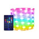 Luzes De Cordão LED RGB RGBIC À Prova d'Água Para Exterior 5m 10m 20m USB Para Iluminação De Jardim