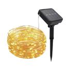 Luzes De Cordão LED Solares À Prova d'Água 7M/12M Para Exterior, Guirlandas De Fadas Para Pátio,