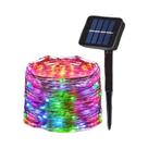 Luzes De Cordão LED Solares À Prova d'Água Para Exteriores Com 8 Modos Para Jardins, Árvores,
