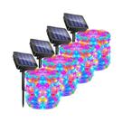 Luzes De Cordão LED Solares Para Exterior IP65 À Prova d'Água Com 8 Modos Para Decoração De Jardim,
