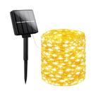 Luzes De Cordão LED Solares Para Exterior IP65 À Prova d'Água Com 8 Modos Para Decoração De Jardim,