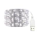 Luzes De Cordão LED USB À Prova d'Água 10M 20M 30M Com Fio De Cobre Prateado Para Decoração De