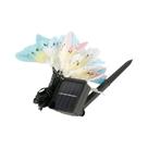 Luzes De Cordão Solares Em Forma De Borboleta, 12 LEDs, À Prova d'Água, 2 Modos, Decoração Para