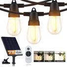 Luzes de cordão solares LED Brightech 32 lâmpadas 32 m à prova d'água Luzes de cordão solares LED Brightech 32 lâmpadas 32 m à prova d'água