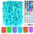 Luzes de cordas de fadas de Natal BrizLabs 10m 100 LED RGB