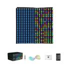 Luzes De Cortina Inteligentes RGB 400-800 LEDs Com Controle Remoto via App Para Festas De Casamento, Luzes De Cortina Inteligentes RGB 400-800 LEDs Com Controle Remoto via App Para Festas De Casamento,