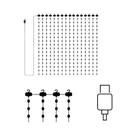 Luzes De Cortina Inteligentes RGB Com Controle Por Aplicativo, Sincronização Musical, Decoração De Luzes De Cortina Inteligentes RGB Com Controle Por Aplicativo, Sincronização Musical, Decoração De