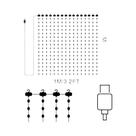 Luzes De Cortina LED Inteligentes Que Mudam De Cor Com Controle Remoto via APP, Luzes De Fada DIY