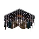 Luzes De Cortina LED Para Exterior, Luzes De Natal Em Cordão, Guirlanda De Luzes De Fada 04-06m,