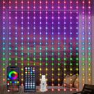 Luzes De Cortina RGB Inteligentes Controladas Por APP Com Animação De Padrões De Texto DIY Para Luzes De Cortina RGB Inteligentes Controladas Por APP Com Animação De Padrões De Texto DIY Para
