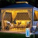 Luzes de Cortina Solares Lumry Go 3x3 m 300 LEDs com Controle Remoto e Timer