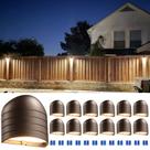 Luzes de deck LED LEONLITE, pacote com 12, 5W, 12-24V AC/DC, IP65