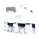 Luzes De Deck Solares À Prova d'Água, Pacote Com 20 Luzes LED Para Escadas, Corrimão, Cerca,