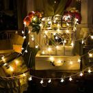 Luzes de decoração de árvore de Natal Star Led String Lights