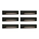 Luzes de degrau lineares LED de baixa tensão GOLED 2W 3000K, pacote com 6