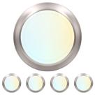 Luzes de disco LED LUXRITE 6 polegadas 12,5 W 1000LM 5CCT 2700K-5000K