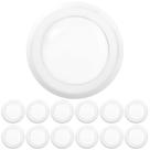 Luzes de disco LED Sunco Lighting 5/6" 15W 6000K, pacote regulável 12