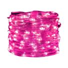 Luzes De Fada Em Fio De Cobre Rosa 200LED Alimentadas Por Bateria 20m Decoração De Natal Para Quarto