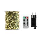 Luzes De Fada LED À Prova d'Água Com Controle Remoto Para Natal, Guirlanda Externa Para Árvore, Luzes De Fada LED À Prova d'Água Com Controle Remoto Para Natal, Guirlanda Externa Para Árvore,