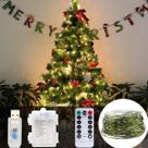 Luzes De Fada LED De 5M-30M Com Controle Remoto, Fio Verde De Cobre, Alimentadas Por USB/Bateria Luzes De Fada LED De 5M-30M Com Controle Remoto, Fio Verde De Cobre, Alimentadas Por USB/Bateria
