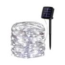 Luzes De Fada Solares Coloridas 100 200 300 LED 8 Modos Iluminação De Natal Ao Ar Livre