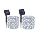 Luzes De Fada Solares Para Exterior LED Com Fio De Cobre 8 Modos À Prova d'Água Decoração De Jardim