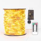 Luzes de fada ZELUXDOT 30 m 600 LEDs à prova dágua branco quente