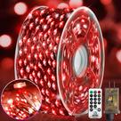 Luzes de fadas de Natal KNONEW 203FT 600 LED impermeáveis