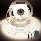 Luzes de faixa de LED Pandery COB 5m Touch Dimmable 4000K CRI90+