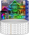 Luzes de faixa de LED para exteriores com 200 pés à prova d'água RGB IP68