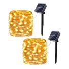 Luzes de Fio Solar Lomotech 20 m 200 LEDs Impermeáveis Luz Quente