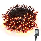 Luzes de Halloween BrizLabs 240 LED 24 m laranja à prova d'água