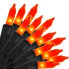 Luzes de Halloween LJLNION 33 pés 150 Orange Incandescent Mini Luzes de Halloween LJLNION 33 pés 150 Orange Incandescent Mini