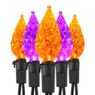 Luzes de Halloween ODEETRONIC Laranja Roxo 6m 60 LED 120V