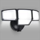 Luzes de inundação LUTEC 80W 9000LM Outdoor LED Security 4 cabeças