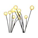 Luzes De Jardim LED Solares Em Forma De Dente-de-Leão Com 6 Cabeças, 2 Modos, Lâmpada Para Gramado,