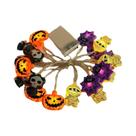 Luzes De LED De Halloween: Abóboras, Fantasmas E Teias De Aranha - Lanternas Penduradas Para