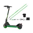 Luzes De LED RGB Alimentadas Por Bateria Para Aviso De Segurança Em Scooters, Bicicletas, Passeios