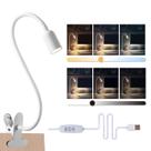 Luzes de leitura LED DAMI Clip on Spotlight Lamp USB 3W 300lm