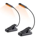 Luzes de leitura VAVOFO Amber Recarregáveis 9 Cores 9 Brilho