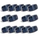 Luzes de marcação de reboque VINAUO 14X Double Bullseye 12 LED 12V