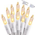 Luzes de Natal Brizled, 300 unidades, 21,2 m, incandescentes, brancas quentes