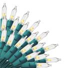 Luzes de Natal FUNPENY Mini Clear String 150 unidades, branco quente