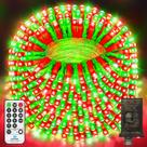 Luzes de Natal JXLEDAYY 500 LED 60m à prova d'água 8 modos
