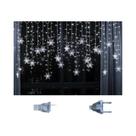 Luzes de Natal LED à Prova D'Água 3,2m - Cortina de Fadas com Flocos de Neve Piscantes Luzes de Natal LED à Prova D'Água 3,2m - Cortina de Fadas com Flocos de Neve Piscantes