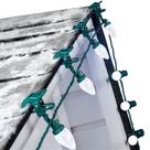 Luzes de Natal LED Brightown C9 68 pés 100 LED Pure White