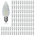 Luzes de Natal LED C9 Tiadio - Pacote com 100 Unidades - 2200K Branco Quente