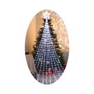 Luzes De Natal LED Em Cascata Estrela Para Decoração De Árvore E Casa, Enfeites De Feriado 2025 2026