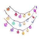 Luzes De Natal LED Em Forma De Floco De Neve De 10M Com Bateria USB Para Decoração De Jardim E Luzes De Natal LED Em Forma De Floco De Neve De 10M Com Bateria USB Para Decoração De Jardim E